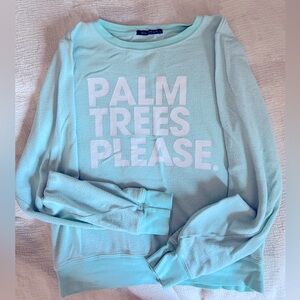 Wildfox “Palm Trees Please” crew neck sweatshirt